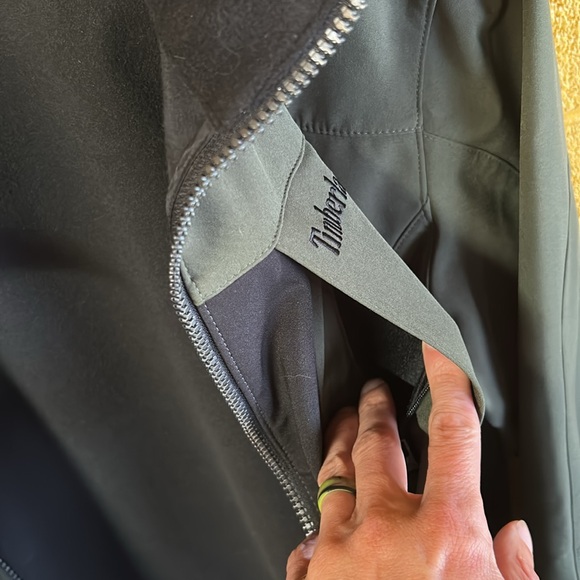 Timberland Men's Olive Lightweight softshell Jacket - Picture 9 of 9
